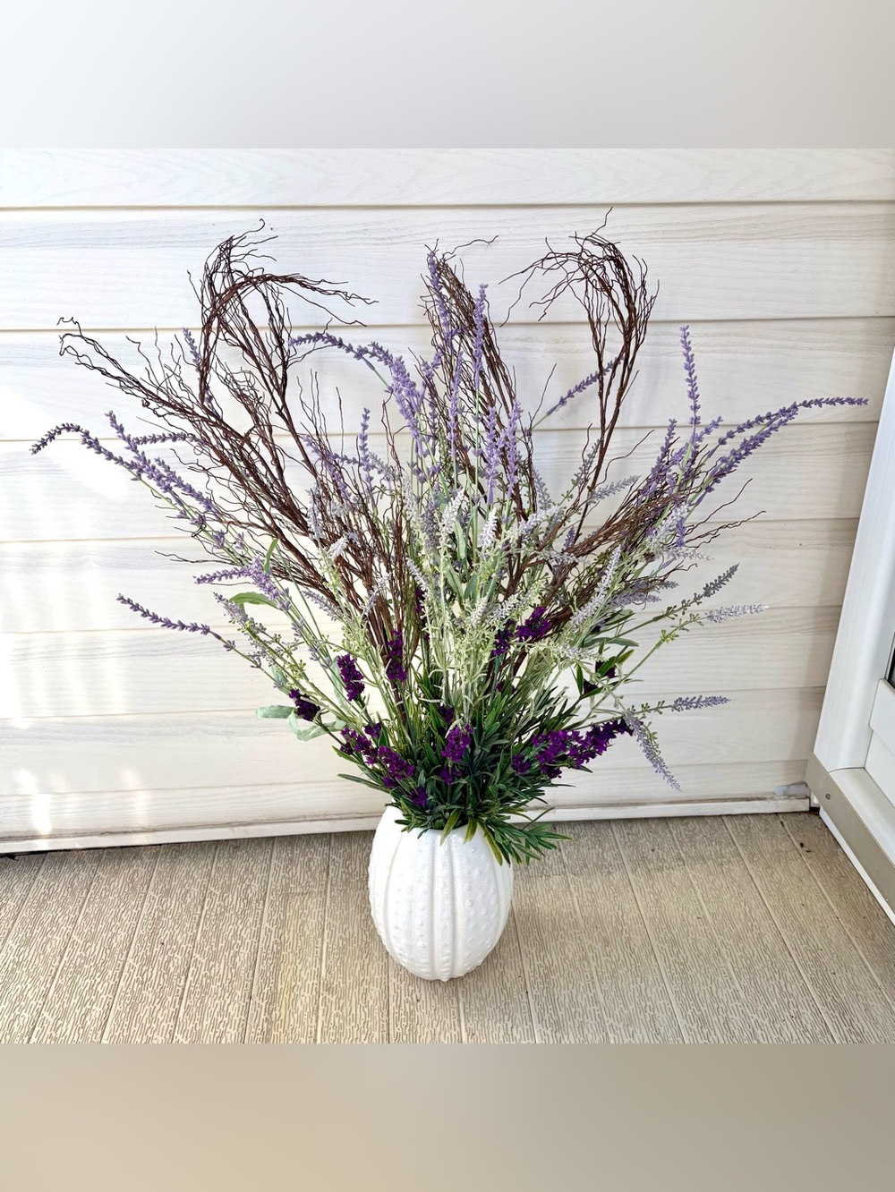 Beautiful Artificial Lavender Purple Flower Arrangement